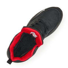 Ghete AM90 Imblanite, Negru/Rosu