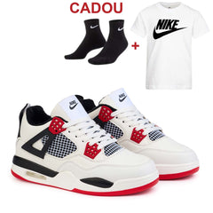 Ghete AJ Imblanite, White/Red